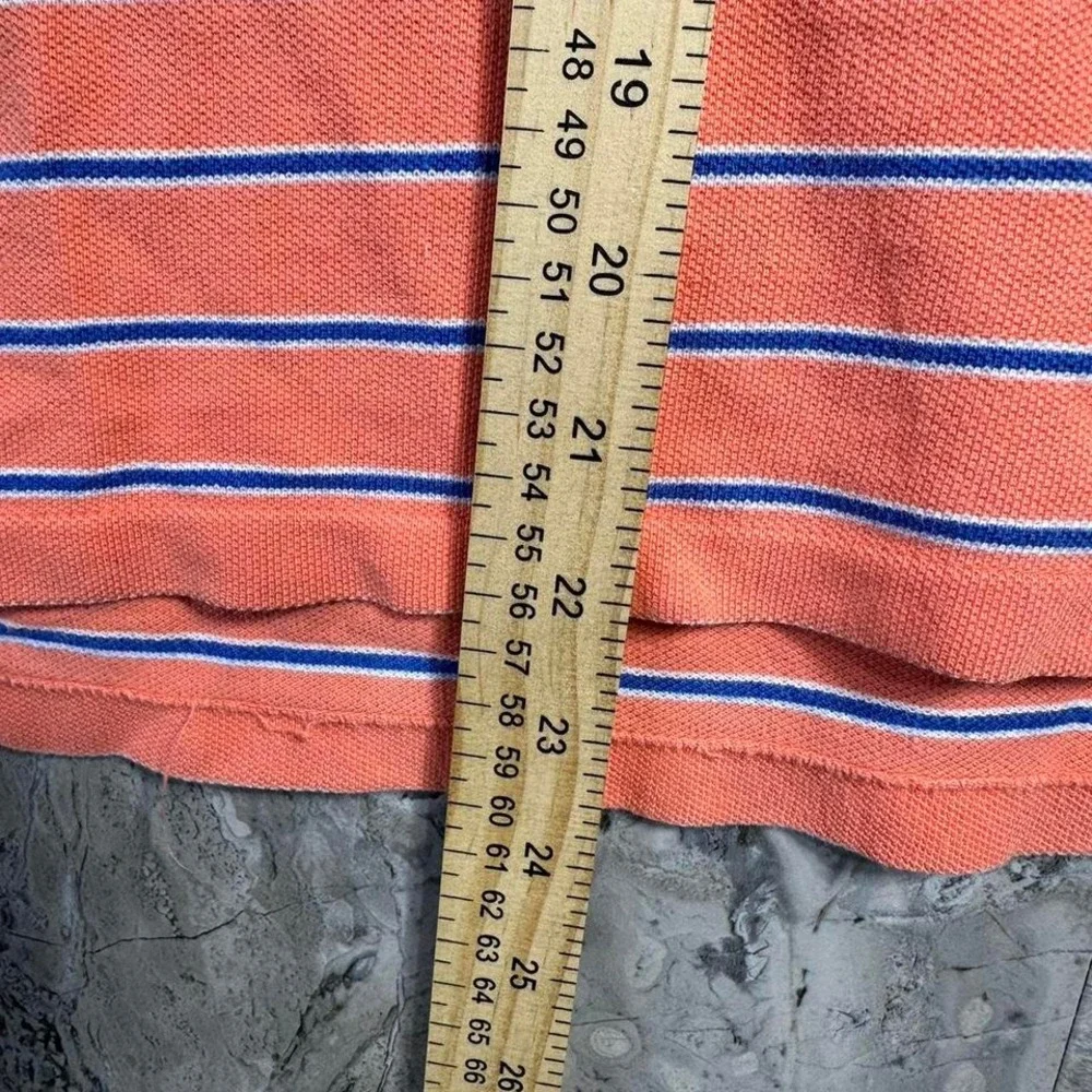 Orange‎ and blue striped Ralph Lauren polo shirt Kids Medium 12 -14